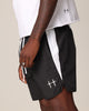 Saint Morta Relic Nylon Shorts Black/White
