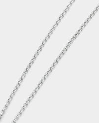 NXS Tag Chain White Gold