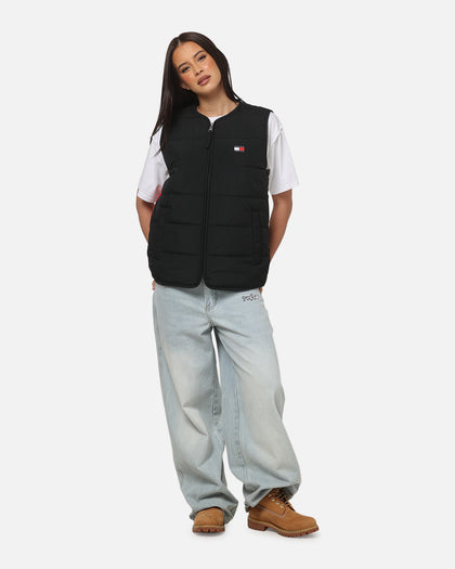 Tommy Jeans Heritage Flag Quilted Vest Black