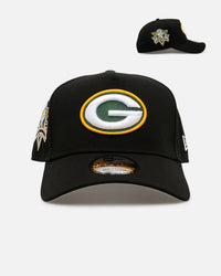 New Era Green Bay Packers 'Black And Team Color' 9FORTY A-Frame Snapback Black/Official Team Color