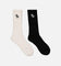 Saint Morta Monogram Crew Socks 2 Pack Black