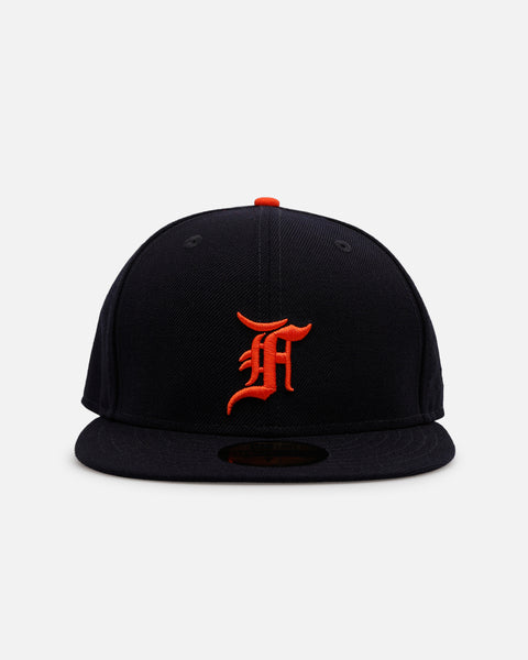 New Era Fear Of God 59FIFTY Fitted Navy/Orange | Culture Kings US