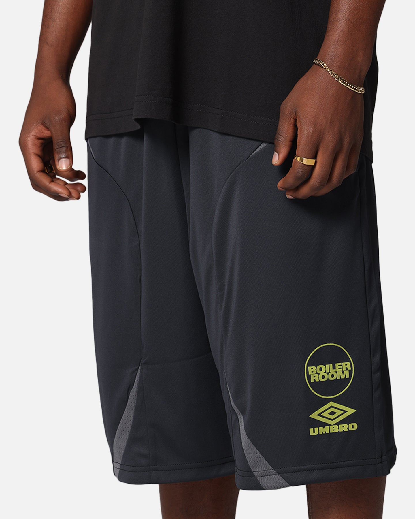 Boiler Room X Umbro Football Shorts Black | Culture Kings US