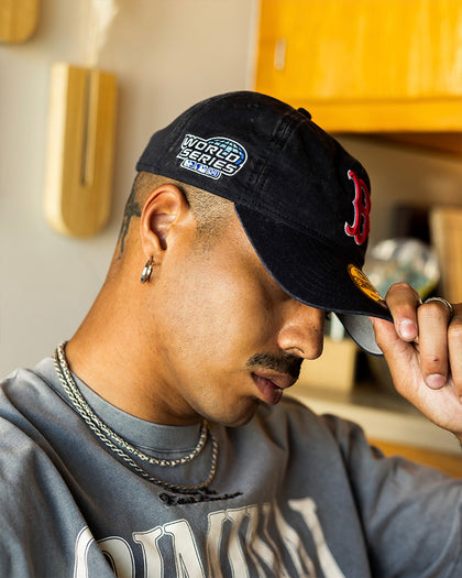 New Era Boston Red Sox 'Washed Team Color' Unstructured 9FORTY A-Frame Snapback Official Team Color