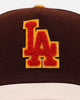 New Era Los Angeles Dodgers 'Members Only' 9FORTY A-Frame Snapback Brown