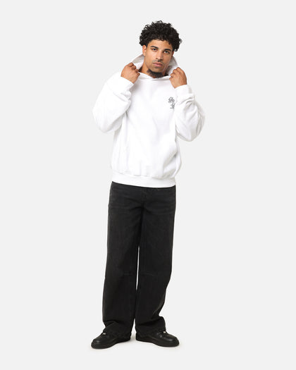 Saint Morta Nothing Is Forever Boxy Hoodie White/Black