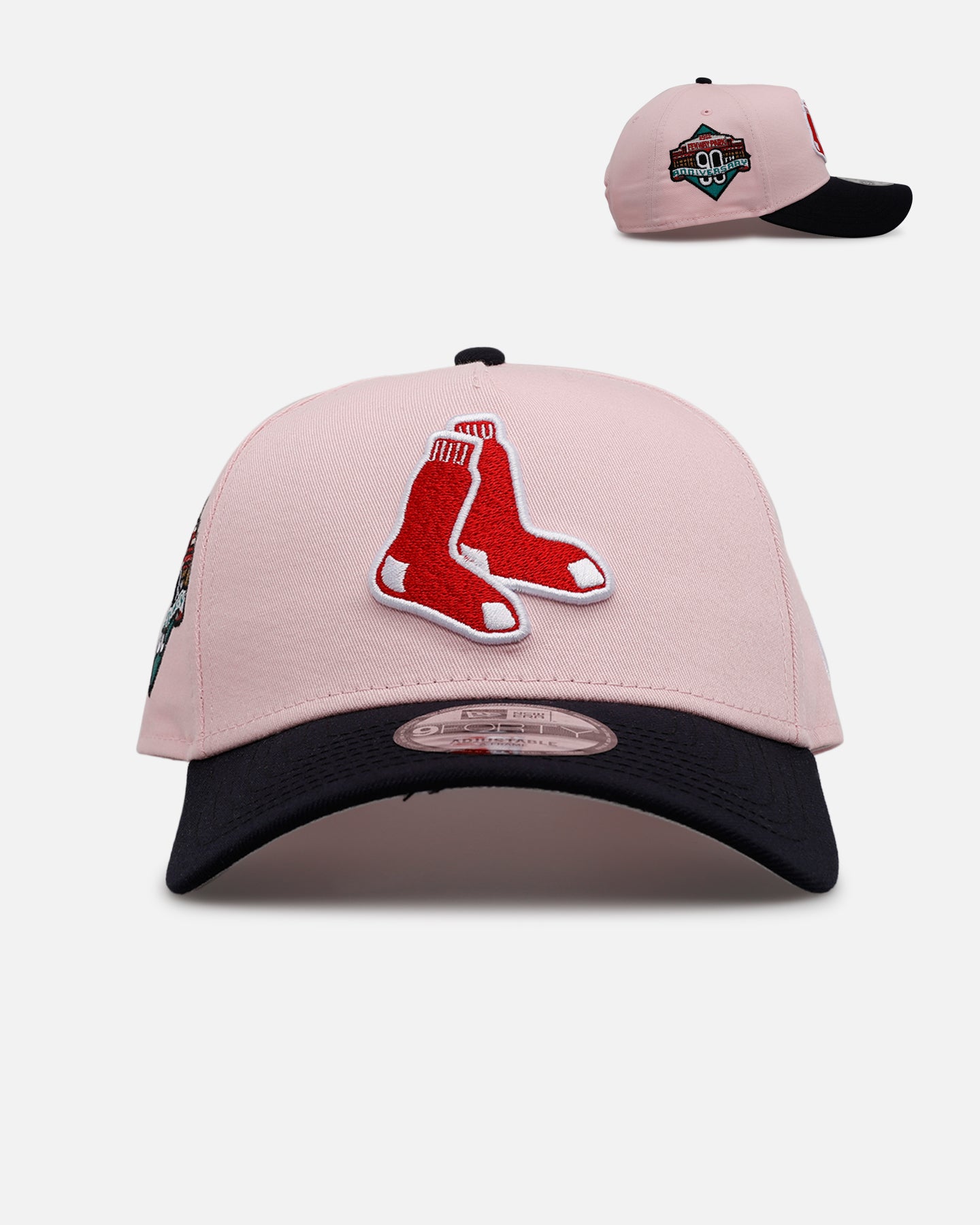 New Era Boston Red Sox 'Pink Crown' 9FORTY A-Frame Snapback Pink