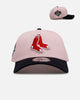 New Era Boston Red Sox 'Pink Crown' 9FORTY A-Frame Snapback Pink