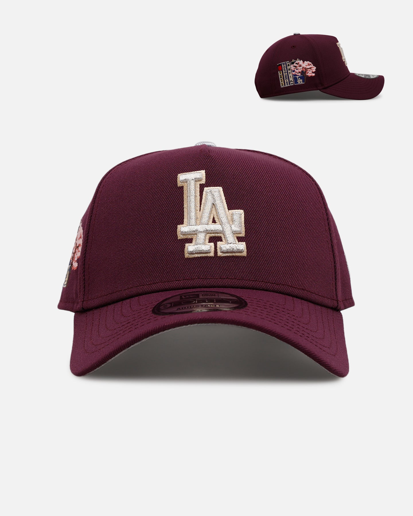 ニューエラ ロサンゼルスドジャース 9forty A-FRAME ワインレッド New Era Los Angeles Dodgers 'Plum' 9FORTY A-Frame Snapback Plum