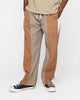 XXIII Charlie Wide Leg Pants Brown Combo Grey