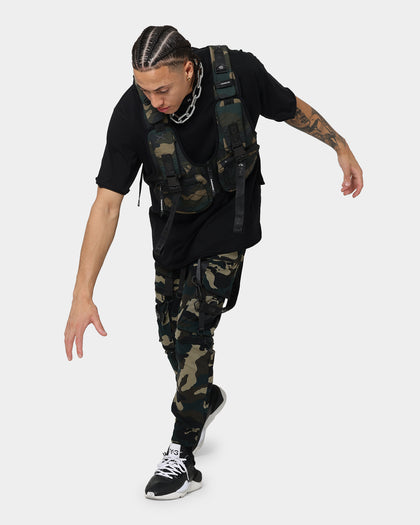 DXXMLIFE L-3 A Chain$aw Utility Vest Woodland Camo