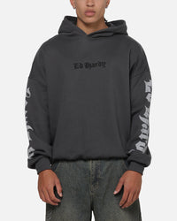 Ed Hardy Chrome Hoodie Washed Black