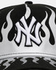 New Era New York Yankees 'Metallic Flames' 9FORTY A-Frame Snapback Black/Silver