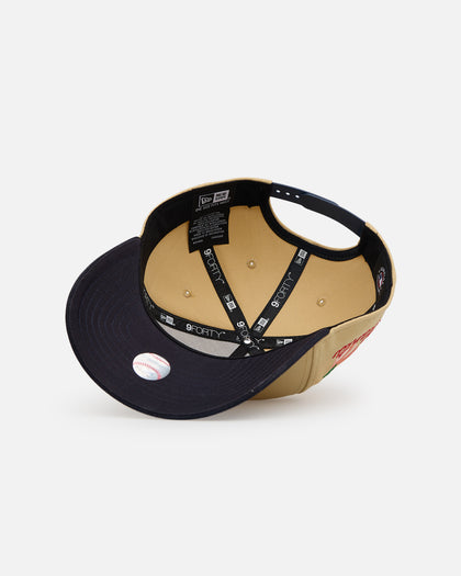 New Era Atlanta Braves 'Summer Injection' 9FORTY A-Frame Sidepatch Snapback Tan