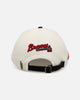 Pro Standard Atlanta Braves 'Signature Suede' Pro Pinch Strapback Off White/Black
