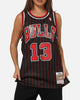 Mitchell & Ness Chicago Bulls Luc Longley 1995 Pinstripe Jersey Black