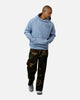 47 Brand Detroit Lions Boot Path Hoodie Blue