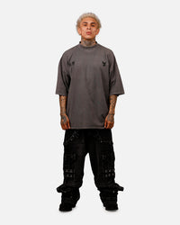 The Anti Order Oni Mockneck T-Shirt Washed Charcoal