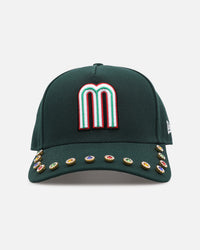 New Era Mexico National Baseball Team 'Visor Embellishment' 9FORTY A-Frame Snapback Official Team Colors