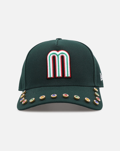 New Era Mexico National Baseball Team 'Visor Embellishment' 9FORTY A-Frame Snapback Official Team Colors
