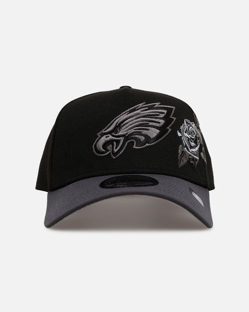 New Era Philadelphia Eagles 'Stealth Roses' 9FORTY A-Frame Snapback Black