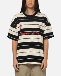 Carre Collective Stripe T-Shirt Black/Off White