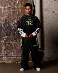 Loiter X WWE DX Generation Long Sleeve Vintage T-Shirt Black/White