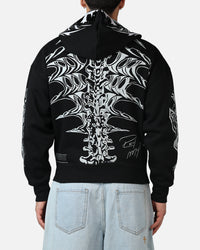 73 Studio Rey Mysterio Masked Hoodie Black Wash
