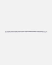 Guess Mainline Link City 6mm Diamond Cut Bracelet Silver