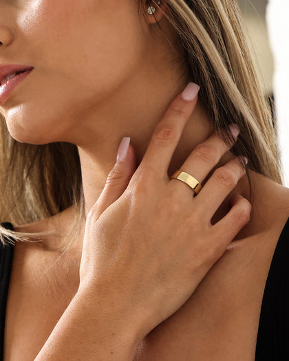 House Of Auric Resolute Ring 18K Gold Vermeil