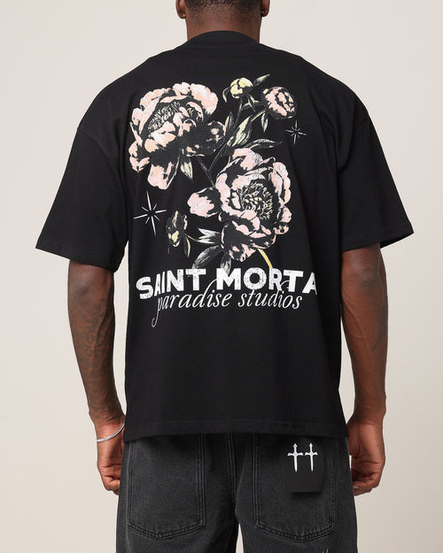 Saint Morta Wildflower T-Shirt Black