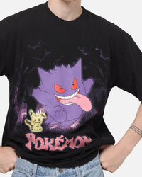 The Pokémon Collection By 73Studio Gengar Mimikyu T-Shirt Black