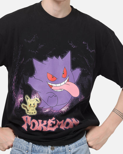 The Pokémon Collection By 73Studio Gengar Mimikyu T-Shirt Black