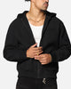 Saint Morta Gothic Hooded PU Bomber Jacket Black/Black