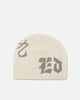Ed Hardy Death Before Dishonor Beanie Off White