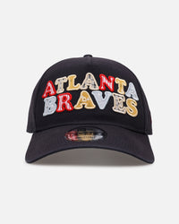 New Era Atlanta Braves 'Fabric Shop' 9FORTY A-Frame Snapback Navy