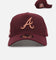 New Era Atlanta Braves 'Penny' 9FORTY A-Frame Snapback Maroon