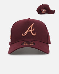 New Era Atlanta Braves 'Penny' 9FORTY A-Frame Snapback Maroon