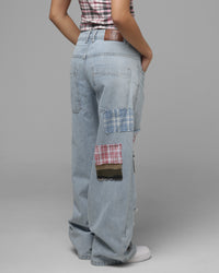 Loiter Patchwork Jeans Denim