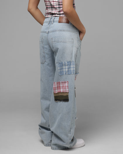 Loiter Patchwork Jeans Denim