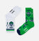 Foot-ies Canberra Raiders Crew Socks 2 Pack Green/White