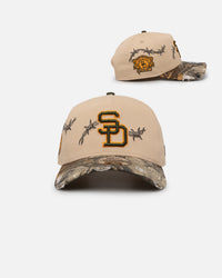 New Era San Diego Padres 'Real Tree Edge Grit' 9FORTY A-Frame Snapback Oat Milk/Real Tree