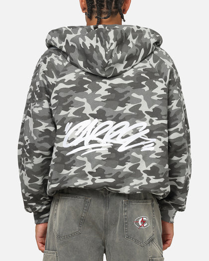 Carre Grit Hoodie Black Camo