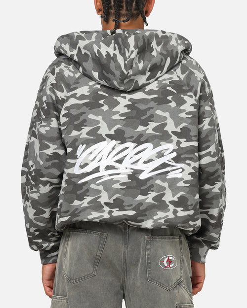 Carre Grit Hoodie Black Camo