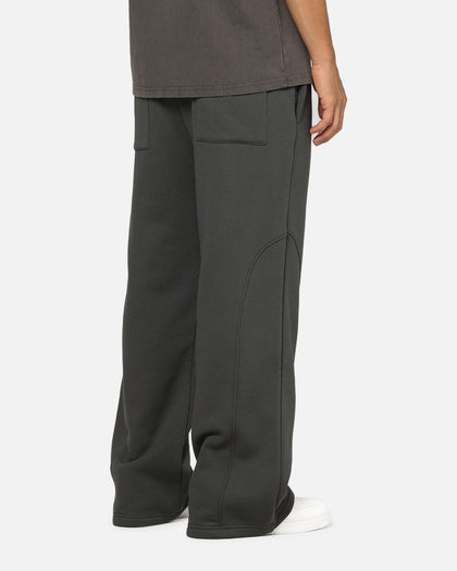 Carre Off Grid Panelled Trackpants Dark Grey