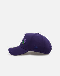 New Era Atlanta Braves 'Purple Rose' 9FORTY A-Frame Snapback Purple