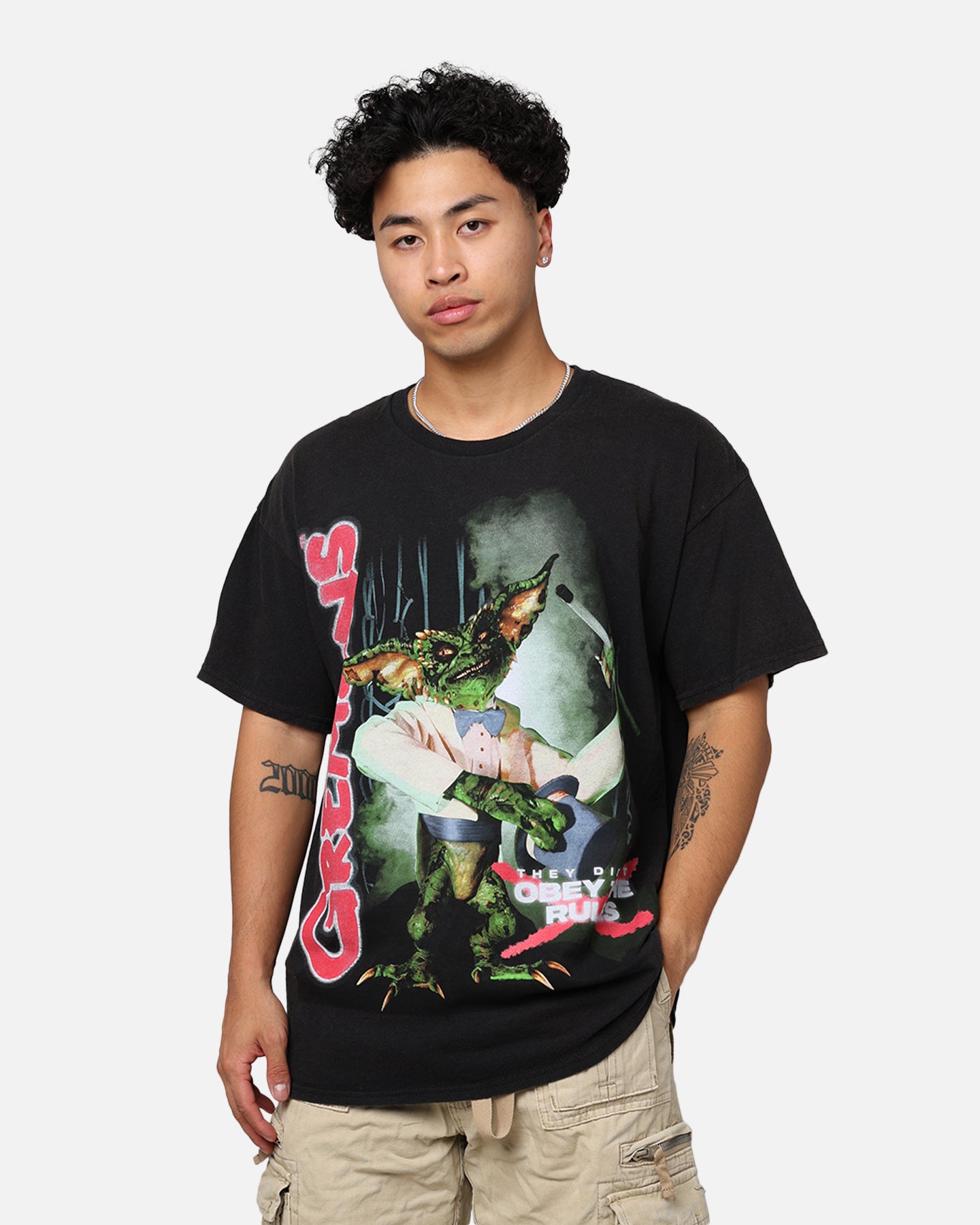 Goat Crew X Gremlins We're Back T-Shirt Black Wash | Culture Kings US