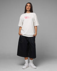 Loiter Digi Camo T-Shirt Off White/Pink