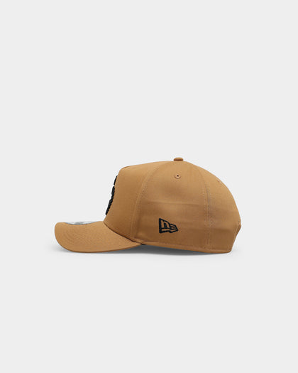 New Era X Culture Kings 9FORTY A-Frame Snapback Wheat/Black