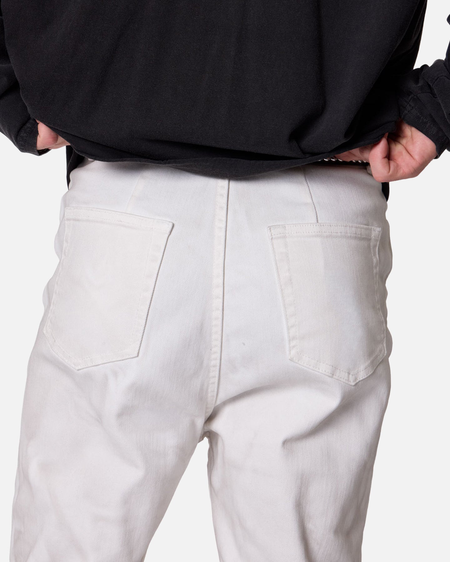 mnml【白色28size】 MNML Super Stacked Denim Jeans White | Culture Kings US